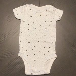 Carter’s Short Sleeve Onesie w/ Overlap Shoulder